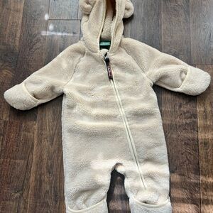 Infants' L.L.Bean Hi-Pile Fleece Bunting- tan